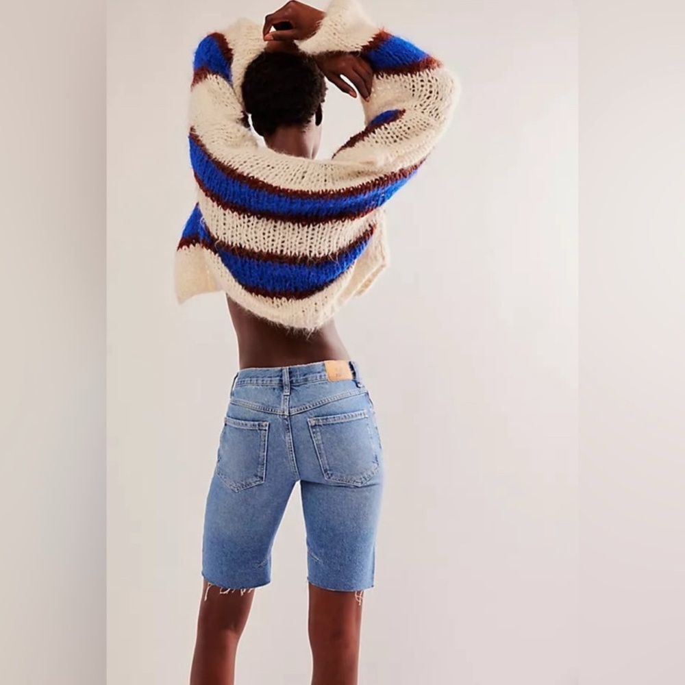 We The Free Light Blue Denim Shorts sz28 - Picture 3 of 13